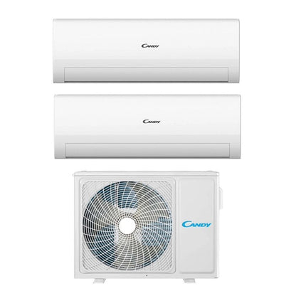 Climatiseur fixe Candy Pura bi-split 9000 + 12000 BTU classe A++/A+